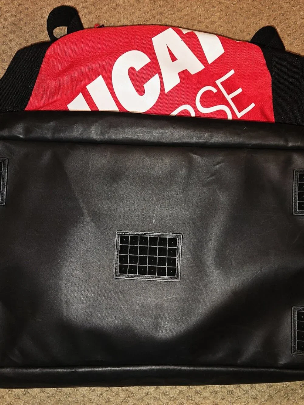 Ducati Corse Large Motorcycle Gear / Travel Bag – Black & Red